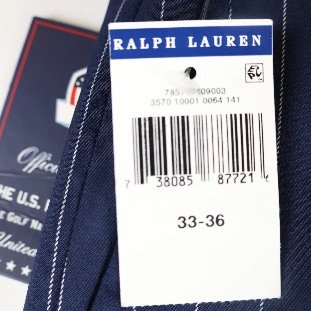 USA Ryder‎ Cup Pants Mens 33x36 PGA Golf Team 2018 Ralph Lauren RLX